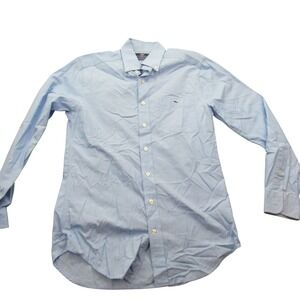 Vineyard‎ Vines Slim Fit Tucker Shirt Mens Small Light Blue Stripe Button Down